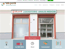 Tablet Screenshot of labponti.com